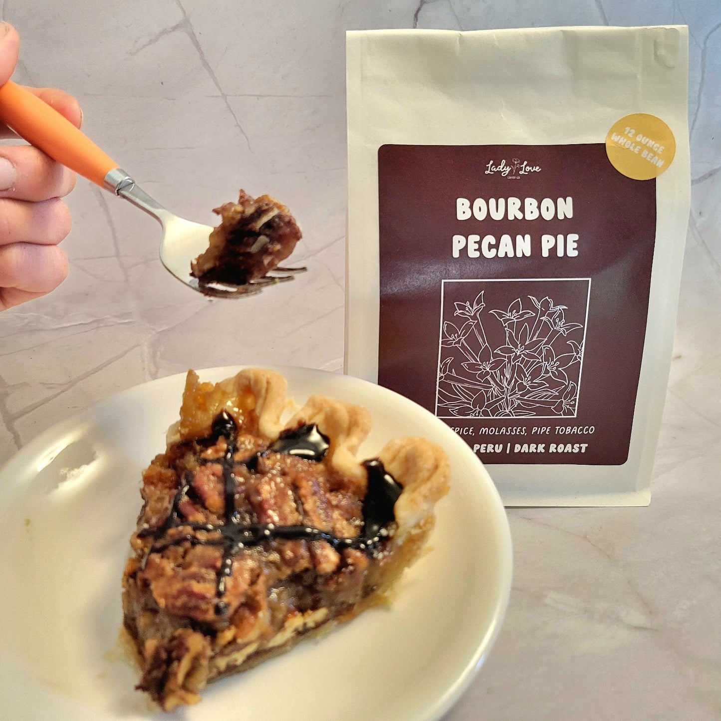 Bourbon Pecan Pie - Lady Love Coffee